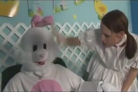 Easter legal age teenager lady-man