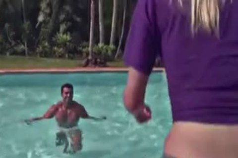 lady-man bare By The Pool