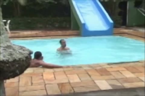 BRAZILIAN shelady GROUPSEX  POOL PARTY #1