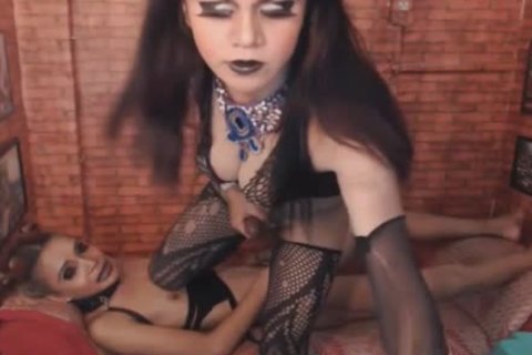 Two Exotic Shermale fucking Hard Each Other