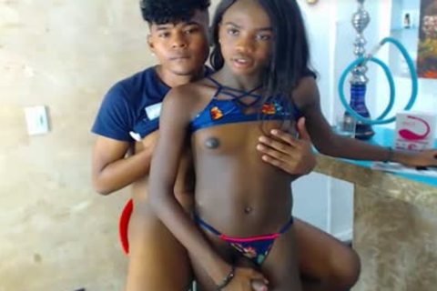 black ladyman And Her Boyfriend On cam