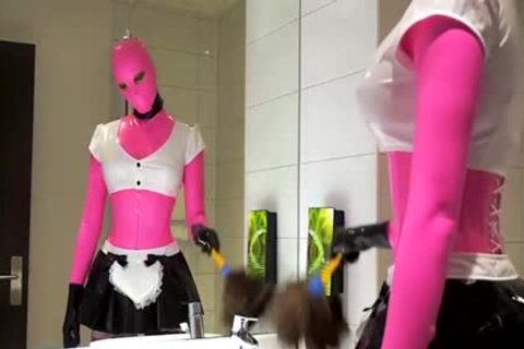 Latex Model twink - Hotel Maid Part 1