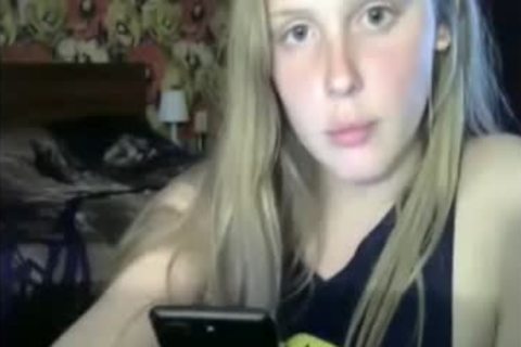 blonde teen Russian ladyboy ramrod Jerking