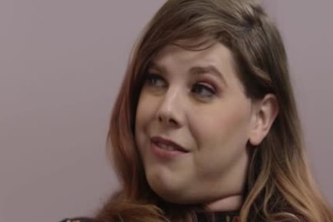 breasty TS Chelsea Poe Tastes Colbys rock hard 10-Pounder