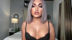 Nailed rough in the company of transsexual