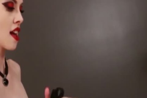 tasty ladyboy River Enza fake penis pounded And strapon slammed