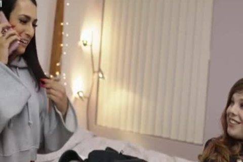 worthy-looking brunette hair Hair Ts Chelsea Poe hammers Stepdad In The Sofa