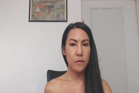asian cam Ladyboy Jerking