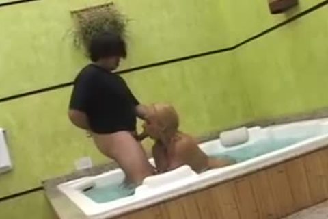 pretty blonde tgirl gets assed