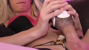 blonde TS With large ramrod