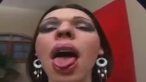 One penis For Hungry Brunettes