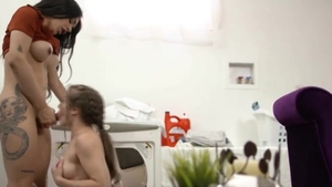 TS Eva Maxim Licks And pounds Spencer Bradleys hairy slit