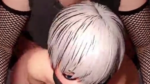 3D Femboy trained By Futanari large ramrod