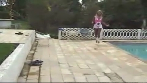 Sthellos dudemale gal In Aerobics Outfit fucked outdoors